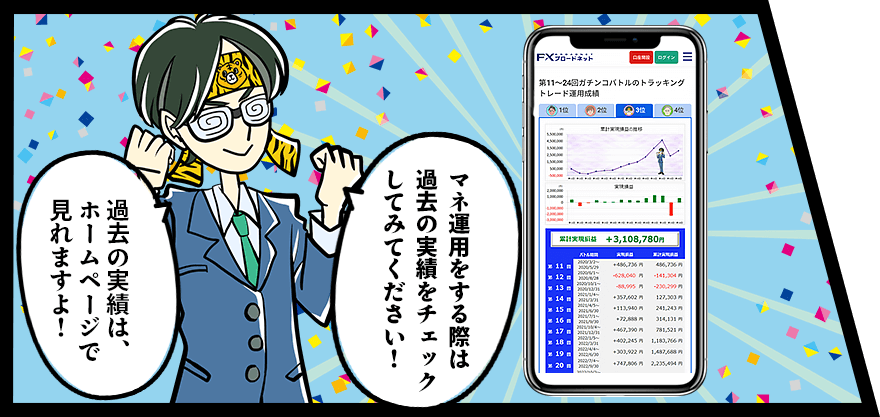 マネ運用をする際は過去の実績をチェックしてみてください！過去の実績はホームページで見れますよ！