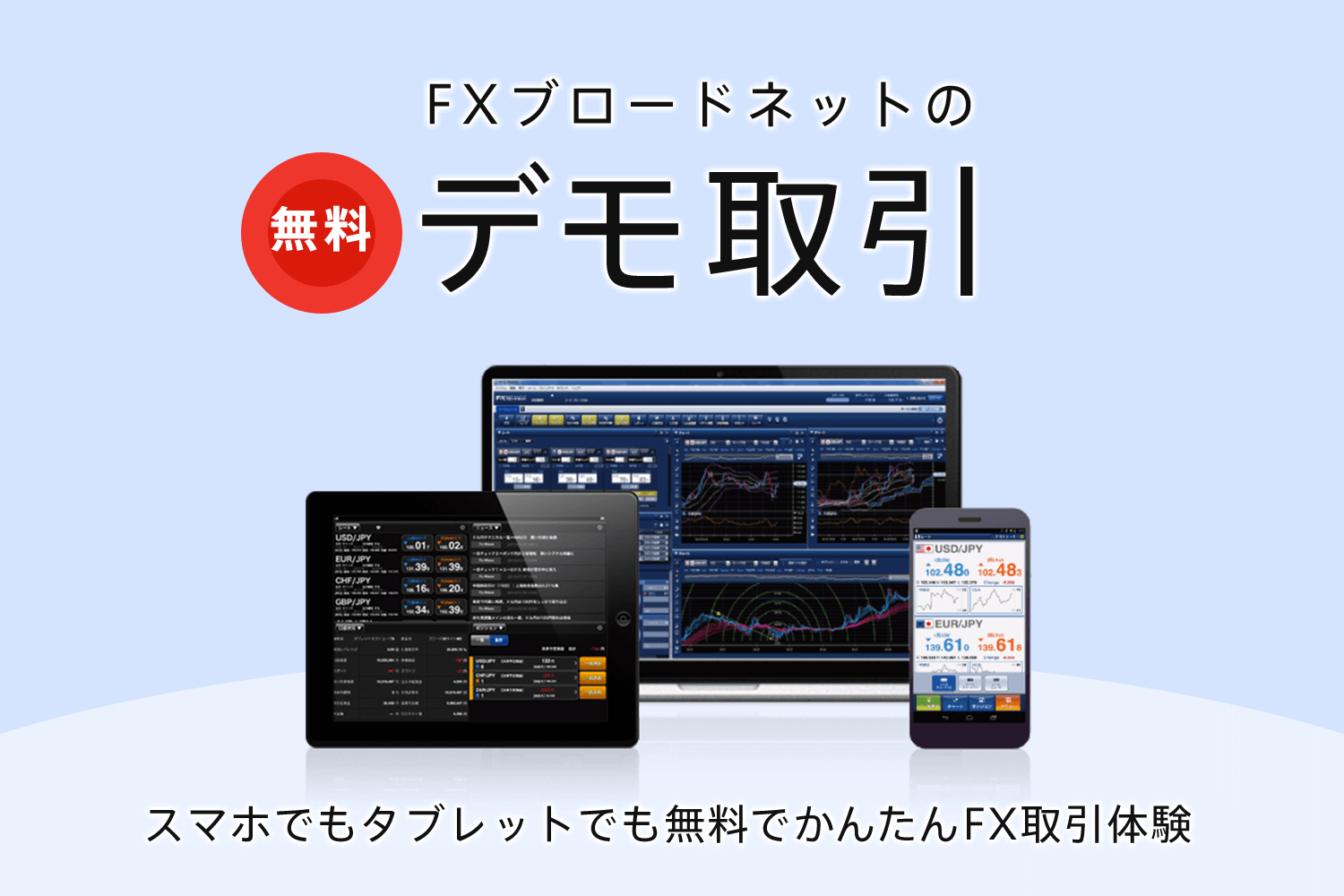 Fxのデモトレードを無料体験 Fxブロードネット