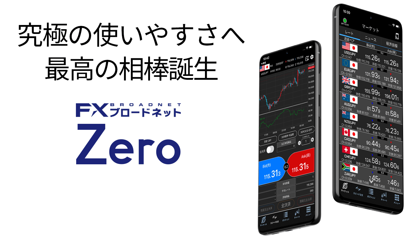 Android・iPhoneアプリ「FXブロードネットZero」